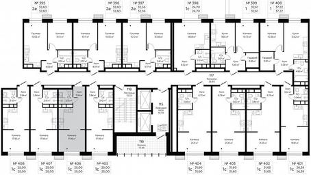 Apartment Sale, 25平方米 at MirrorZdanie, Oktyabrskaya Street, 98, Moscow, Russia #4
