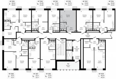 Apartment Sale, 24.7 sq. m. at MirrorZdanie, Oktyabrskaya Street, 98, Moscow, Russia #4