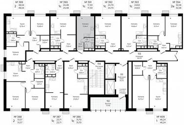 Apartment Sale, 17.3平方米 at MirrorZdanie, Oktyabrskaya Street, 98, Moscow, Russia #4