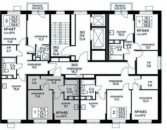 Apartment Sale, 32.7平方米 at Tsvetochnye Poliany, kvartal № 23, Filimonkovskoye Municipal Formation, Moscow, Russia #3