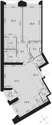 Продажа 3-комн. квартиры, 113 м² в ЖК «Архитектор», улица Академика Волгина, 2Д, Москва, Россия #4