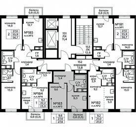 Apartment Sale, 27.8 sq. m. at Tsvetochnye Poliany, kvartal № 23, Filimonkovskoye Municipal Formation, Moscow, Russia #2 Apartment Sale, 27.8 sq. m. at Tsvetochnye Poliany, kvartal № 23, Filimonkovskoye Municipal Formation, Moscow, Russia #2