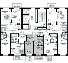Apartment Sale, 27.8 sq. m. at Tsvetochnye Poliany, kvartal № 23, Filimonkovskoye Municipal Formation, Moscow, Russia #3 Apartment Sale, 27.8 sq. m. at Tsvetochnye Poliany, kvartal № 23, Filimonkovskoye Municipal Formation, Moscow, Russia #3