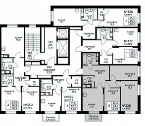 2-BD Apartment Sale, 64.9平方米 at Tsvetochnye Poliany, kvartal № 23, Filimonkovskoye Municipal Formation, Moscow, Russia #3 2-BD Apartment Sale, 64.9平方米 at Tsvetochnye Poliany, kvartal № 23, Filimonkovskoye Municipal Formation, Moscow, Russia #3