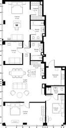 4-BD Apartment Sale, 153.2 sq. m. at Symphony 34, 2nd Khutorskaya Street, 38А, Moscow, Russia #3 4-BD Apartment Sale, 153.2 sq. m. at Symphony 34, 2nd Khutorskaya Street, 38А, Moscow, Russia #3