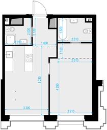 1-BD Apartment Sale, 45.5 sq. m. at Vysotka na Zhukova, Demyana Bednogo Street, вл24, Moscow, Russia #2