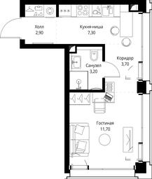 Apartment Sale, 28.8平方米 at SET, Vereyskaya Street, Moscow, Russia #3