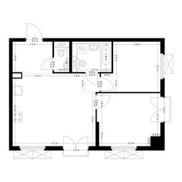 Продажа 2-комн. квартиры, 55,5 м² в ЖК «Красноказарменная 15», Красноказарменная улица, 15с4, Москва, Россия #3 Продажа 2-комн. квартиры, 55,5 м² в ЖК «Красноказарменная 15», Красноказарменная улица, 15с4, Москва, Россия #3
