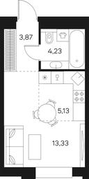 Apartment Sale, 26.5 sq. m. at Forst, Avtozavodskaya Street, 24, Moscow, Russia #2