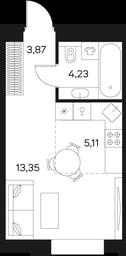 Apartment Sale, 26.5 sq. m. at Forst, Avtozavodskaya Street, 24, Moscow, Russia #4