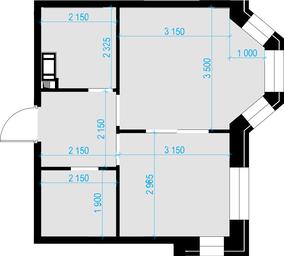 1-BD Apartment Sale, 33.6 sq. m. at Teatralnyi Kvartal, Rotmistrova Street, 2, Moscow, Russia #3 1-BD Apartment Sale, 33.6 sq. m. at Teatralnyi Kvartal, Rotmistrova Street, 2, Moscow, Russia #3