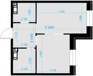 1-BD Apartment Sale, 38.3 sq. m. at Teatralnyi Kvartal, Rotmistrova Street, 2, Moscow, Russia #3
