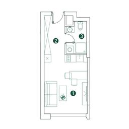 Apartment Sale, 25.5 sq. m. at Very, Botanicheskaya Street, 29, Moscow, Russia #2 Apartment Sale, 25.5 sq. m. at Very, Botanicheskaya Street, 29, Moscow, Russia #2