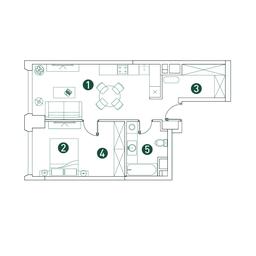 1-BD Apartment Sale, 51 sq. m. at Very, Botanicheskaya Street, 29, Moscow, Russia #2 1-BD Apartment Sale, 51 sq. m. at Very, Botanicheskaya Street, 29, Moscow, Russia #2