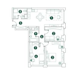 3-BD Apartment Sale, 91.3 sq. m. at Very, Botanicheskaya Street, 29, Moscow, Russia #2 3-BD Apartment Sale, 91.3 sq. m. at Very, Botanicheskaya Street, 29, Moscow, Russia #2