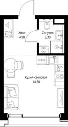 Apartment Sale, 22.7平方米 at SET, Vereyskaya Street, Moscow, Russia #4