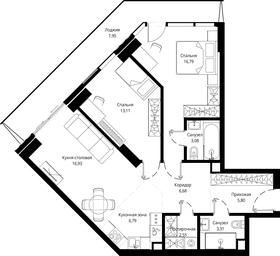 2-BD Apartment Sale, 82.29 sq. m. at Jois, 3rd Silikatny Drive, 10, Moscow, Russia #2