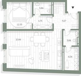1-BD Apartment Sale, 78.34平方米 at LUCE, Krestovozdvizhensky Lane, 4, Moscow, Russia #3 1-BD Apartment Sale, 78.34平方米 at LUCE, Krestovozdvizhensky Lane, 4, Moscow, Russia #3