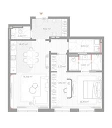 1-BD Apartment Sale, 78.1 sq. m. at Nicole, Nikolskaya Street, 8/1с1, Moscow, Russia #3 1-BD Apartment Sale, 78.1 sq. m. at Nicole, Nikolskaya Street, 8/1с1, Moscow, Russia #3