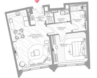 1-BD Apartment Sale, 76.2 sq. m. at Nicole, Nikolskaya Street, 8/1с1, Moscow, Russia #2 1-BD Apartment Sale, 76.2 sq. m. at Nicole, Nikolskaya Street, 8/1с1, Moscow, Russia #2