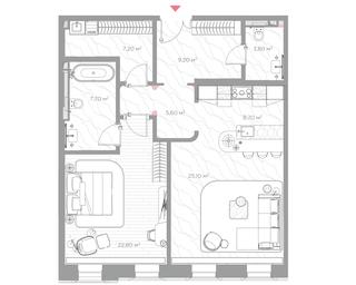 1-BD Apartment Sale, 90.1 sq. m. at Nicole, Nikolskaya Street, 8/1с1, Moscow, Russia #4