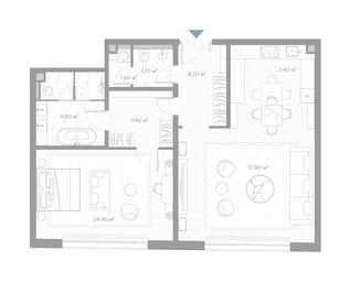 1-BD Apartment Sale, 100.1平方米 at Nicole, Nikolskaya Street, 8/1с1, Moscow, Russia #2 1-BD Apartment Sale, 100.1平方米 at Nicole, Nikolskaya Street, 8/1с1, Moscow, Russia #2