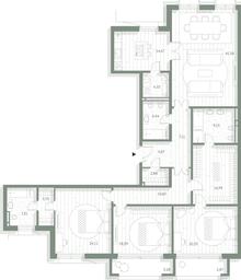 Продажа 3-комн. квартиры, 198,51 м² в ЖК «LUCE», Крестовоздвиженский переулок, 4, Москва, Россия #2 Продажа 3-комн. квартиры, 198,51 м² в ЖК «LUCE», Крестовоздвиженский переулок, 4, Москва, Россия #2