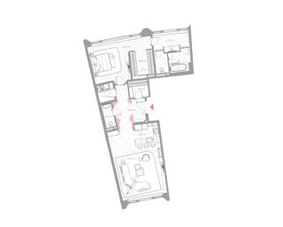 1-BD Apartment Sale, 103 sq. m. at Nicole, Nikolskaya Street, 8/1с1, Moscow, Russia #3 1-BD Apartment Sale, 103 sq. m. at Nicole, Nikolskaya Street, 8/1с1, Moscow, Russia #3