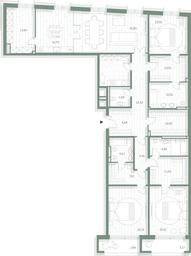 3-BD Apartment Sale, 224.74平方米 at LUCE, Krestovozdvizhensky Lane, 4, Moscow, Russia #4