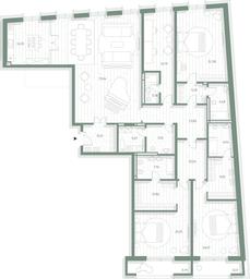 Продажа 3-комн. квартиры, 295,1 м² в ЖК «LUCE», Крестовоздвиженский переулок, 4, Москва, Россия #2 Продажа 3-комн. квартиры, 295,1 м² в ЖК «LUCE», Крестовоздвиженский переулок, 4, Москва, Россия #2
