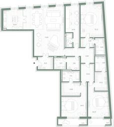 Продажа 3-комн. квартиры, 296,11 м² в ЖК «LUCE», Крестовоздвиженский переулок, 4, Москва, Россия #2 Продажа 3-комн. квартиры, 296,11 м² в ЖК «LUCE», Крестовоздвиженский переулок, 4, Москва, Россия #2