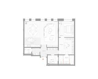 1-BD Apartment Sale, 122.9平方米 at Nicole, Nikolskaya Street, 8/1с1, Moscow, Russia #2 1-BD Apartment Sale, 122.9平方米 at Nicole, Nikolskaya Street, 8/1с1, Moscow, Russia #2