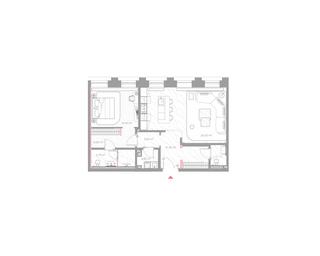 Продажа 1-комн. квартиры, 77,1 м² в ЖК «Nicole», Никольская улица, 8/1с1, Москва, Россия #3 Продажа 1-комн. квартиры, 77,1 м² в ЖК «Nicole», Никольская улица, 8/1с1, Москва, Россия #3