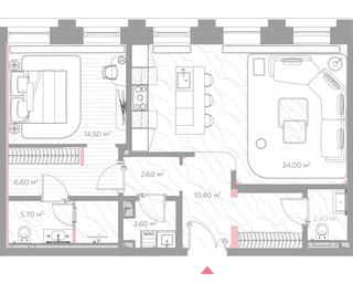 Продажа 1-комн. квартиры, 77,1 м² в ЖК «Nicole», Никольская улица, 8/1с1, Москва, Россия #4