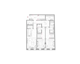 1-BD Apartment Sale, 125.5平方米 at Nicole, Nikolskaya Street, 8/1с1, Moscow, Russia #3