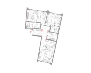 2-BD Apartment Sale, 127.1 sq. m. at Nicole, Nikolskaya Street, 8/1с1, Moscow, Russia #3 2-BD Apartment Sale, 127.1 sq. m. at Nicole, Nikolskaya Street, 8/1с1, Moscow, Russia #3