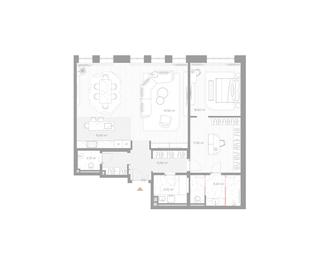 1-BD Apartment Sale, 123.1 sq. m. at Nicole, Nikolskaya Street, 8/1с1, Moscow, Russia #2