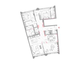 2-BD Apartment Sale, 163.5 sq. m. at Nicole, Nikolskaya Street, 8/1с1, Moscow, Russia #3 2-BD Apartment Sale, 163.5 sq. m. at Nicole, Nikolskaya Street, 8/1с1, Moscow, Russia #3