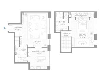 1-BD Apartment Sale, 152.9 sq. m. at Nicole, Nikolskaya Street, 8/1с1, Moscow, Russia #2