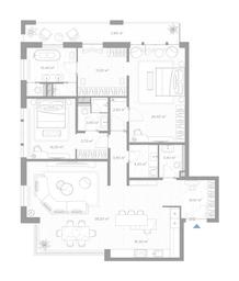 2-BD Apartment Sale, 146.9平方米 at Nicole, Nikolskaya Street, 8/1с1, Moscow, Russia #4
