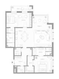 2-BD Apartment Sale, 147.5平方米 at Nicole, Nikolskaya Street, 8/1с1, Moscow, Russia #3 2-BD Apartment Sale, 147.5平方米 at Nicole, Nikolskaya Street, 8/1с1, Moscow, Russia #3