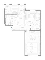 2-BD Apartment Sale, 143 sq. m. at Nicole, Nikolskaya Street, 8/1с1, Moscow, Russia #2