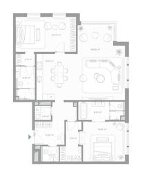 2-BD Apartment Sale, 145.5 sq. m. at Nicole, Nikolskaya Street, 8/1с1, Moscow, Russia #2
