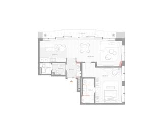 1-BD Apartment Sale, 101.3平方米 at Nicole, Nikolskaya Street, 8/1с1, Moscow, Russia #2 1-BD Apartment Sale, 101.3平方米 at Nicole, Nikolskaya Street, 8/1с1, Moscow, Russia #2
