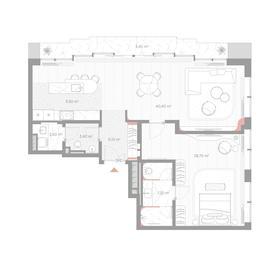 1-BD Apartment Sale, 101.3平方米 at Nicole, Nikolskaya Street, 8/1с1, Moscow, Russia #4