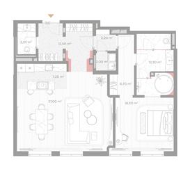 1-BD Apartment Sale, 101.4 sq. m. at Nicole, Nikolskaya Street, 8/1с1, Moscow, Russia #4