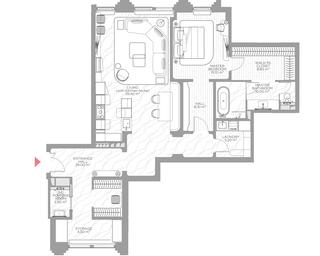 1-BD Apartment Sale, 121.6 sq. m. at Nicole, Nikolskaya Street, 8/1с1, Moscow, Russia #2