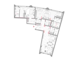 2-BD Apartment Sale, 153.2 sq. m. at Nicole, Nikolskaya Street, 8/1с1, Moscow, Russia #3 2-BD Apartment Sale, 153.2 sq. m. at Nicole, Nikolskaya Street, 8/1с1, Moscow, Russia #3