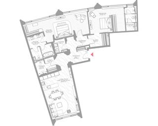2-BD Apartment Sale, 154.6平方米 at Nicole, Nikolskaya Street, 8/1с1, Moscow, Russia #2