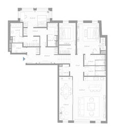2-BD Apartment Sale, 182.2 sq. m. at Nicole, Nikolskaya Street, 8/1с1, Moscow, Russia #2